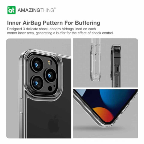 Чохол Amazing Minimal Drop Proof на iPhone 13 Transparent